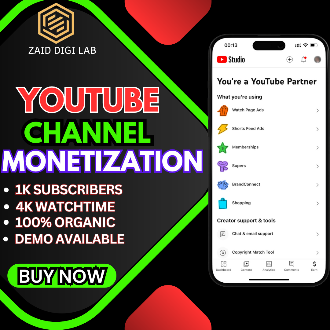 YouTube Monetization Package